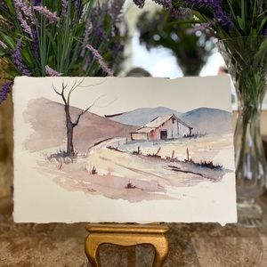 C. Scot original watercolor